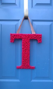 Berry Letter T Wreath