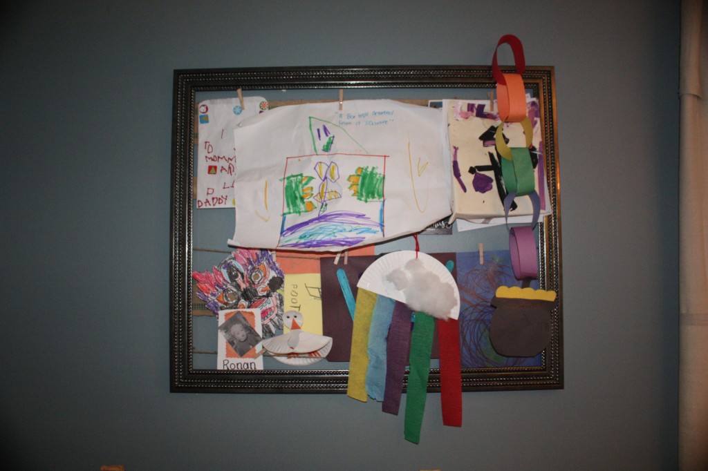 Displaying Kids' Artwork