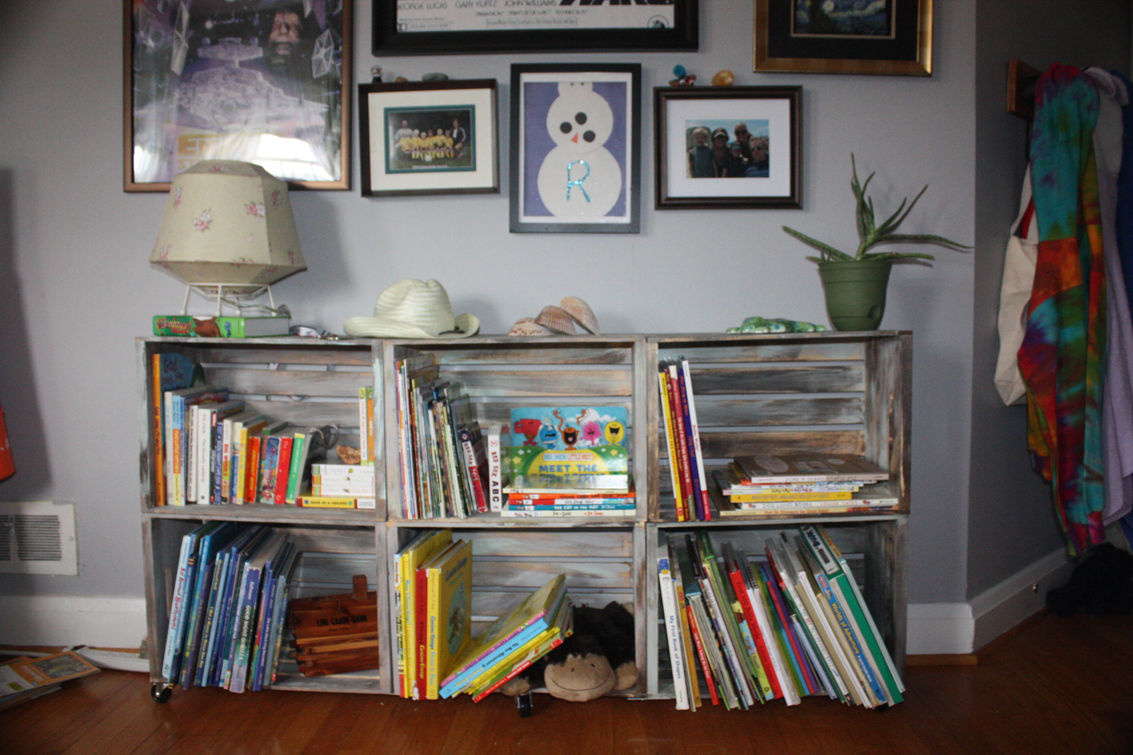 Diy Bookcase From Craft Crates Teach Love Craft